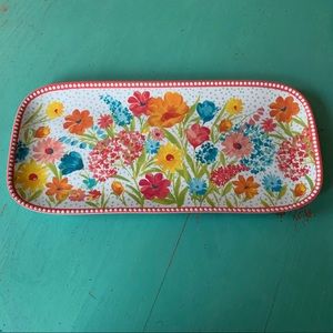 The Pioneer Woman Coral Melamine Tray